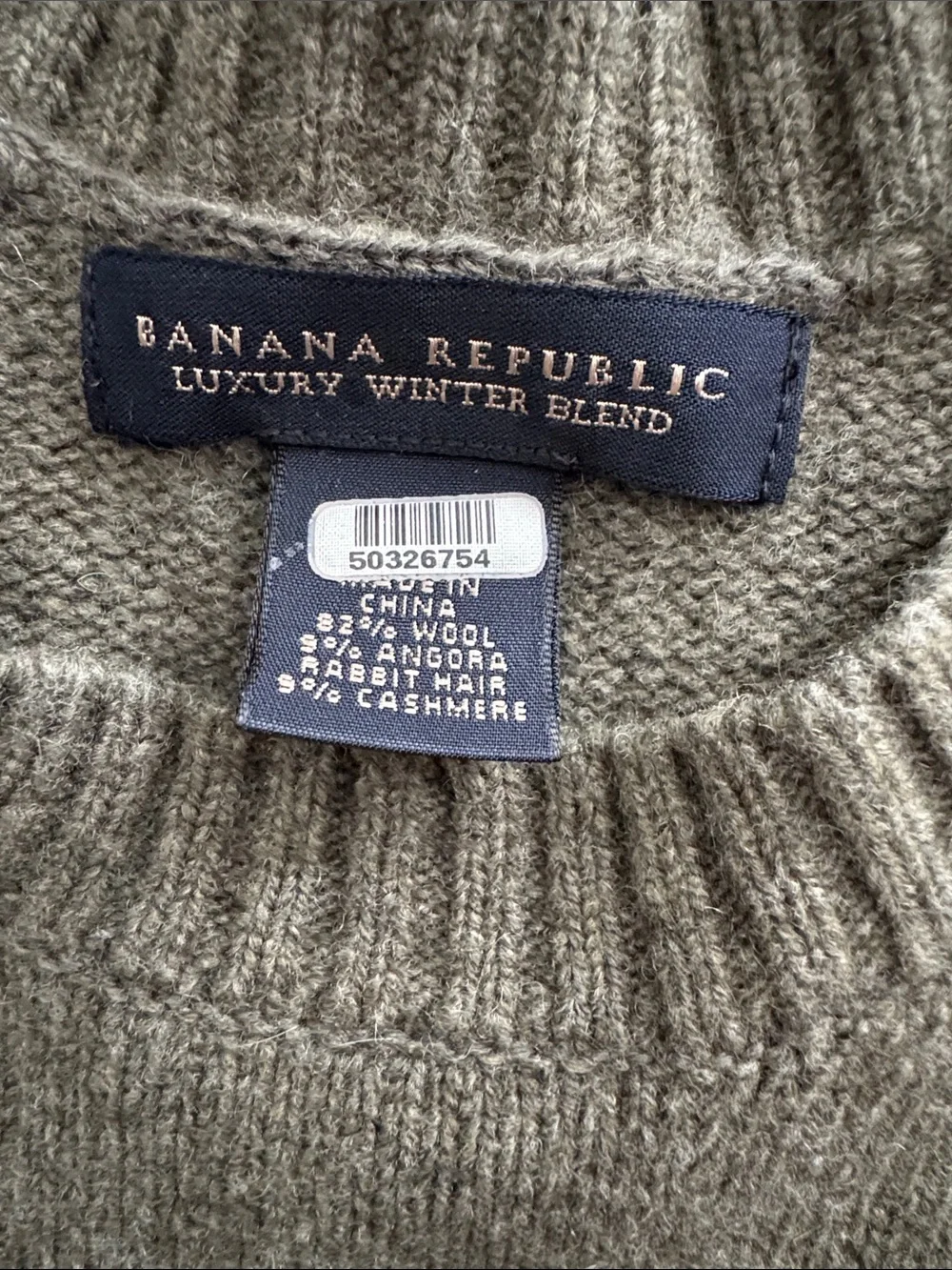 Banana Republic wool/Andora/cashmere